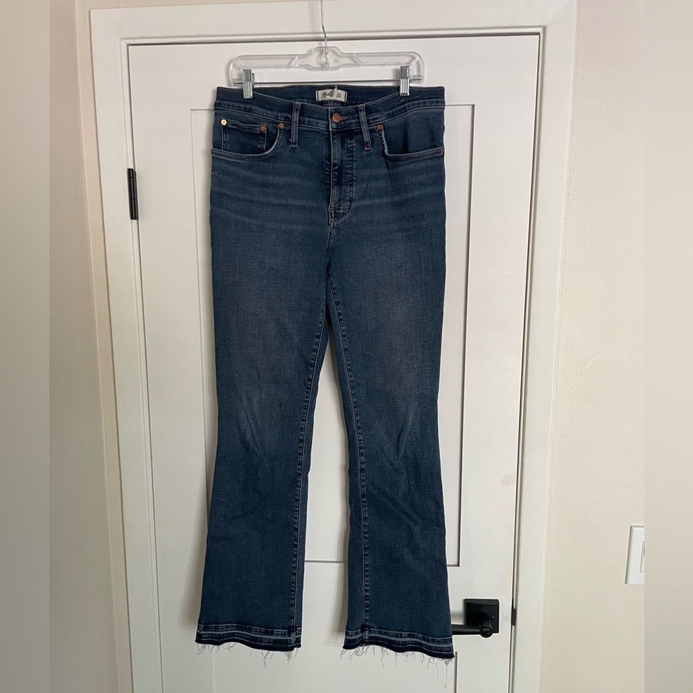 Madewell Dark Blue Flare Jeans